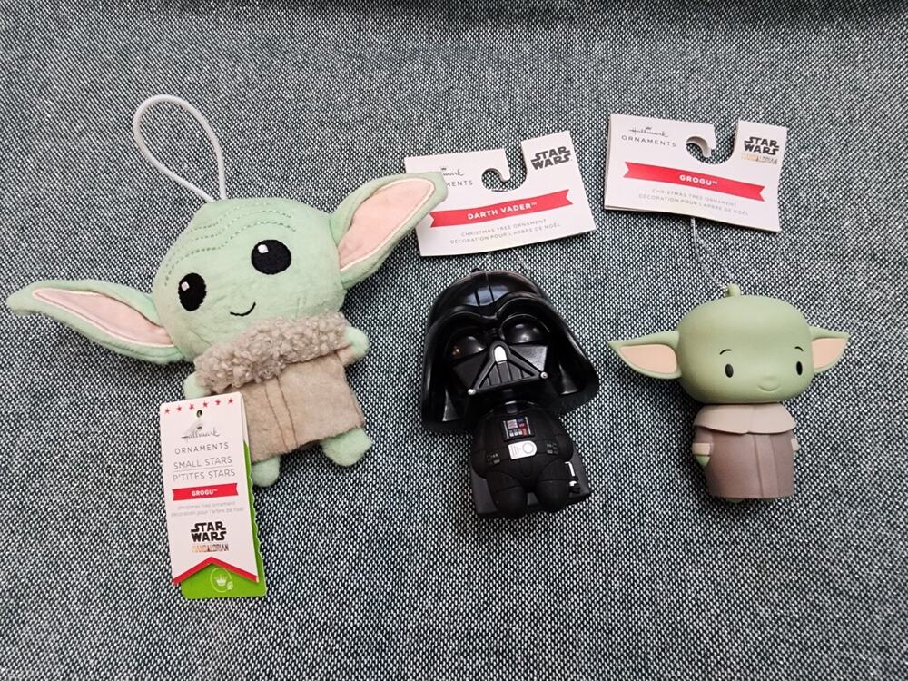star wars hallmark ornaments lot